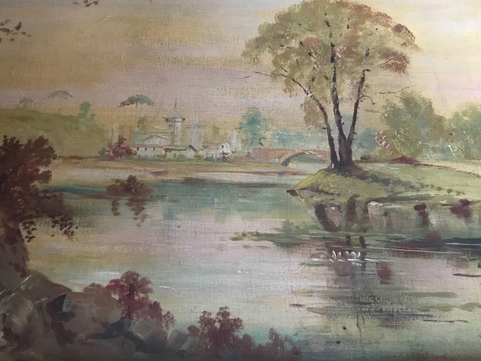 Mural in Porter-Thomsen house